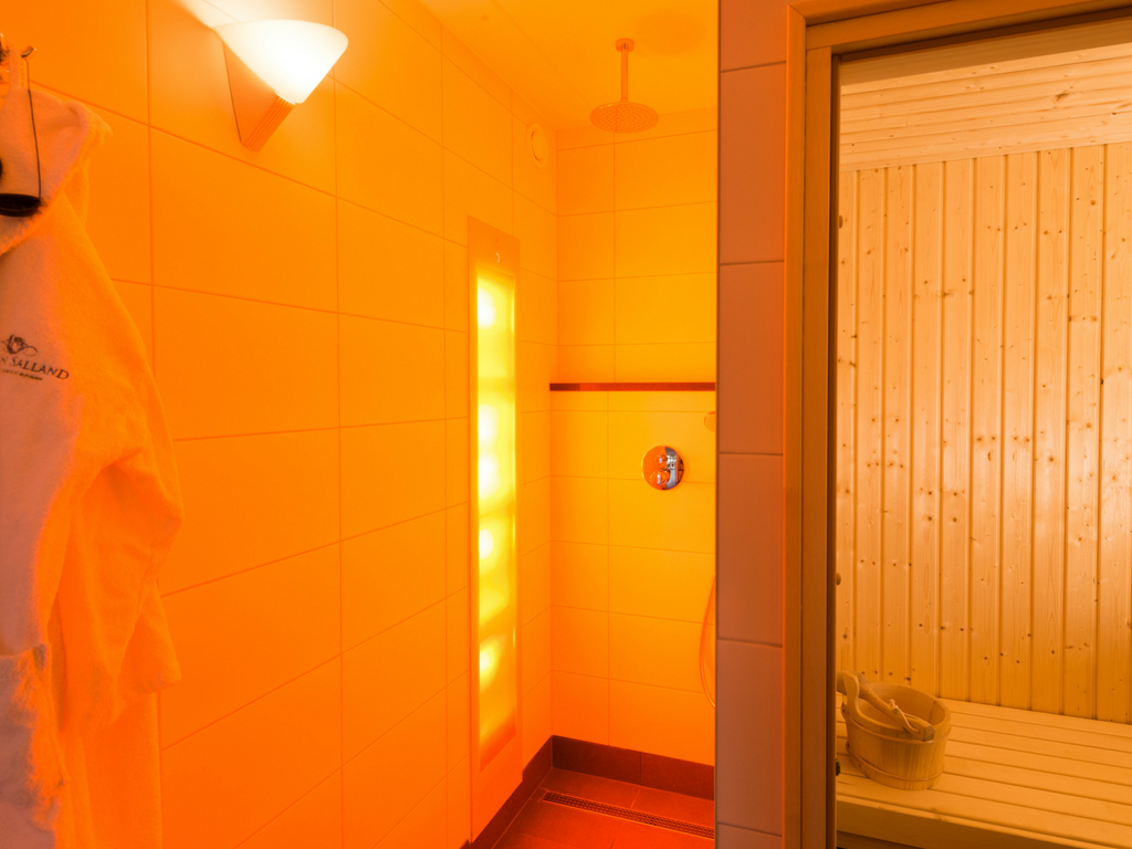Vakantiehuisje met sauna en sunshower